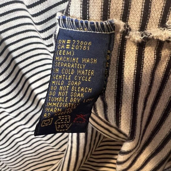 Tommy Hilfiger Men's 2XL Vintage Golf Shirt Polo Striped NWT Deadstock 90's Y2K - Picture 7 of 7